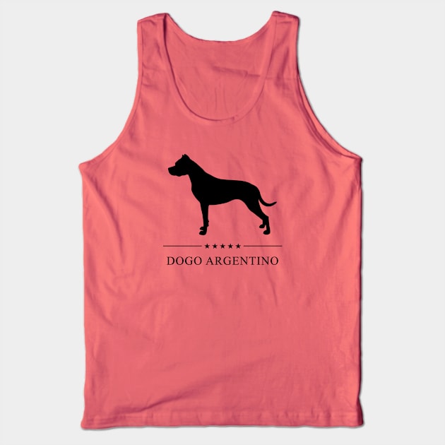 Dogo Argentino Black Silhouette Tank Top by millersye